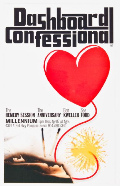 Dashboard Confessional at Millenium Original Posters  - 12